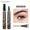 Split Tip Eyebrows Pen, Eyebrow Tattoo Pen Waterproof, Eyebrow Pen Waterproof, Liquid Black Eyebrow Makeup Pencil