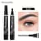 Split Tip Eyebrows Pen, Eyebrow Tattoo Pen Waterproof, Eyebrow Pen Waterproof, Liquid Black Eyebrow Makeup Pencil