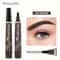 Split Tip Eyebrows Pen, Eyebrow Tattoo Pen Waterproof, Eyebrow Pen Waterproof, Liquid Black Eyebrow Makeup Pencil