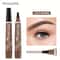 Split Tip Eyebrows Pen, Eyebrow Tattoo Pen Waterproof, Eyebrow Pen Waterproof, Liquid Black Eyebrow Makeup Pencil