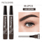 Split Tip Eyebrows Pen, Eyebrow Tattoo Pen Waterproof, Eyebrow Pen Waterproof, Liquid Black Eyebrow Makeup Pencil