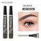 Split Tip Eyebrows Pen, Eyebrow Tattoo Pen Waterproof, Eyebrow Pen Waterproof, Liquid Black Eyebrow Makeup Pencil