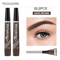 Split Tip Eyebrows Pen, Eyebrow Tattoo Pen Waterproof, Eyebrow Pen Waterproof, Liquid Black Eyebrow Makeup Pencil