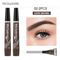 Split Tip Eyebrows Pen, Eyebrow Tattoo Pen Waterproof, Eyebrow Pen Waterproof, Liquid Black Eyebrow Makeup Pencil