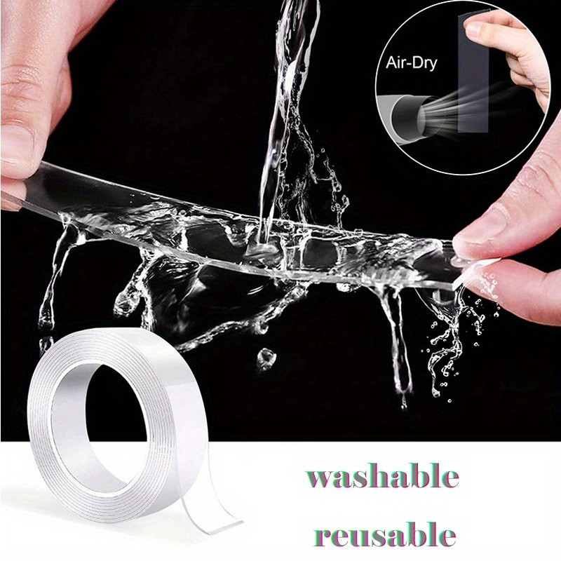 Waterproof DoubleSided Adhesive Tape Versatile Reusable Ideal For Kitchen And Bathroom 2
