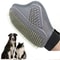 Gentle Pet Grooming Glove for Cat and Dog Hair Removal