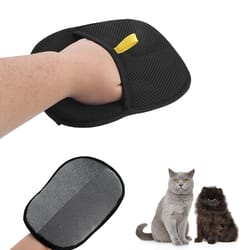 reusable pet hair removal gloves for cats dogs carpets and furniture
