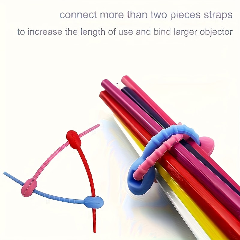 Silicone Cable Organizer Tie For Cord Management And Everyday Travel 2
