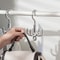 Punch Free Rotating Clothes Hook 4 Claw Coat Hanger Organizer