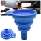 Universal Silicone Collapsible Oil Funnel For Car Washer Fluid And Fuel 4