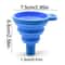 Universal Silicone Collapsible Oil Funnel For Car Washer Fluid And Fuel 6