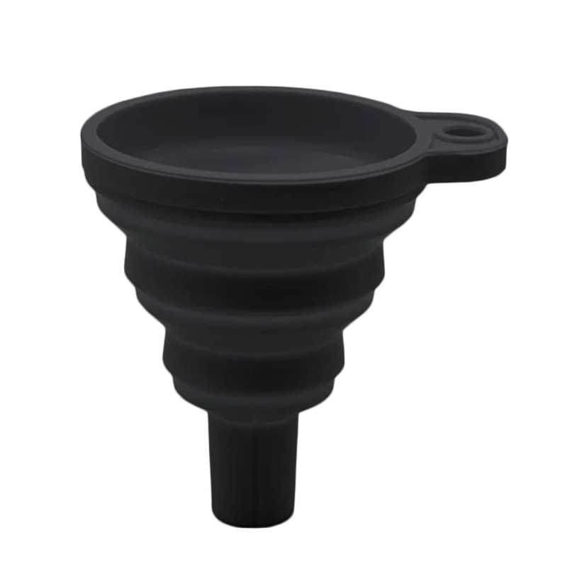 Universal Silicone Collapsible Oil Funnel For Car Washer Fluid And Fuel 5