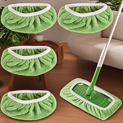 reusable microfiber mop pads for flat mops high absorbency washable refills