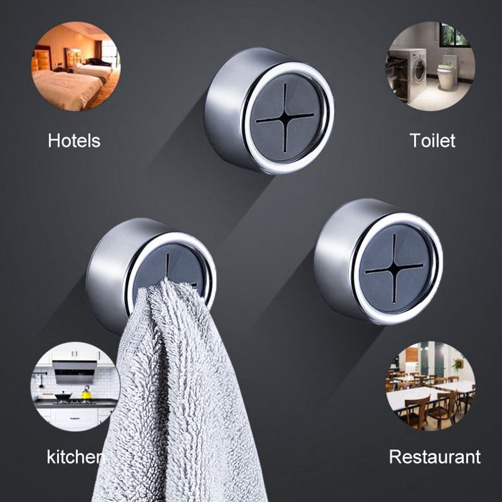 Self Adhesive Dishcloth Storage Clip No Drill Wall Mounted Towel Holder 4