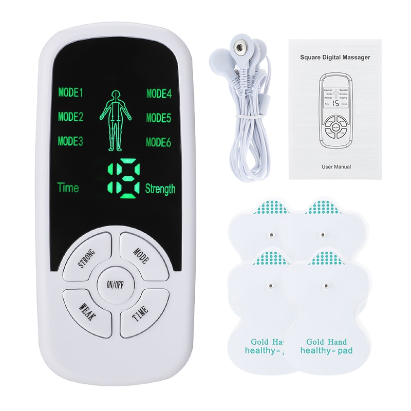 EMS Pulse Electric Muscle Stimulator Digital TENS Unit Body Massager For Pain Relief 1