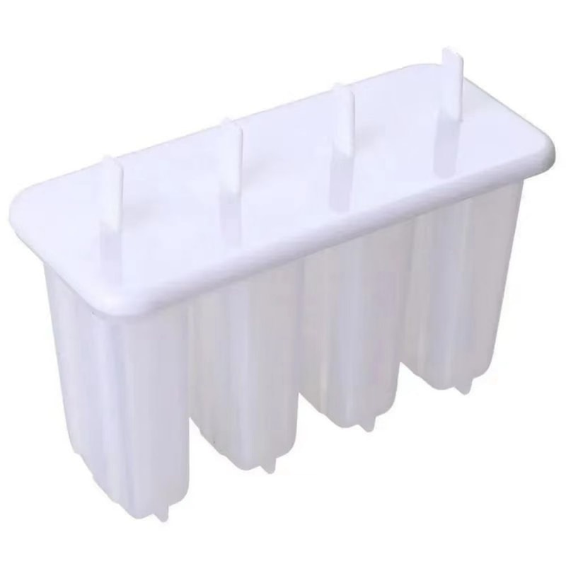 Silicone Popsicle Mold Cavity Maker Homemade Ice Cream Mold With Spill Proof Lid 4