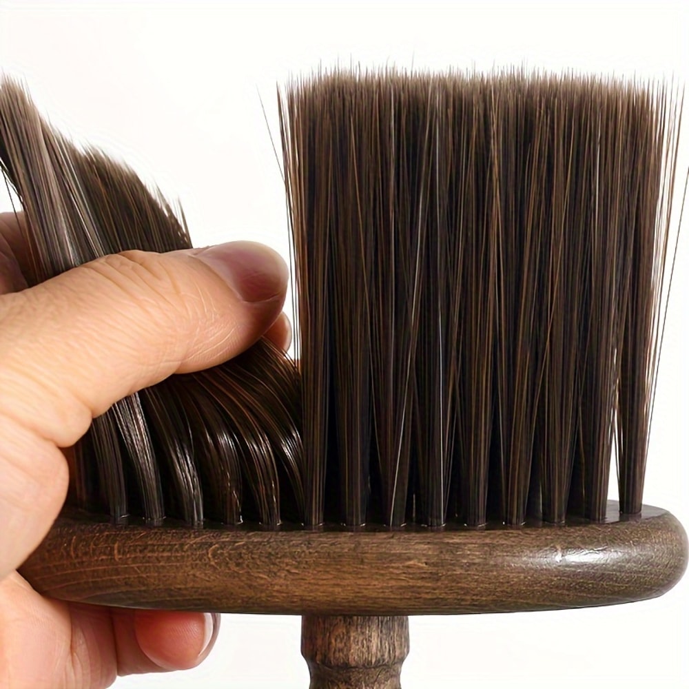 Walnut Wood Coffee Grinder Cleaning Brush for Keyboard Camera and Car