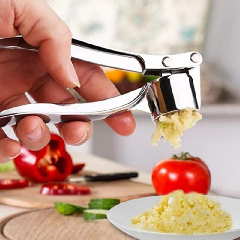 Premium Manual Garlic Press Crusher Tool With Anti Skid Grip 1