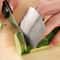 Stainless Steel Finger Guard For Safe Vegetable Cutting 0