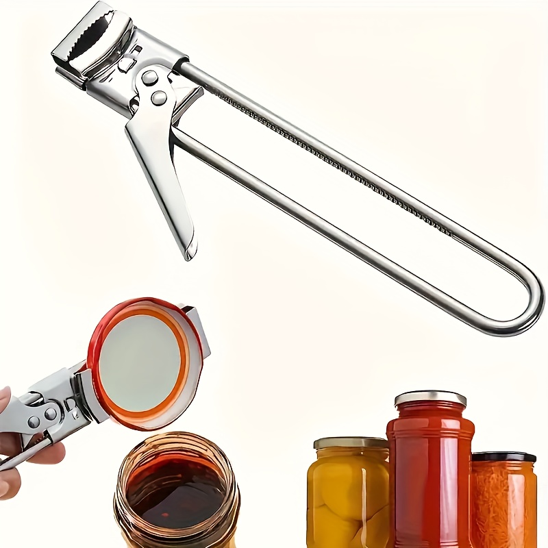 Premium Adjustable Stainless Steel Can Jar Opener Heavy Duty Manual Kitchen Tool 3