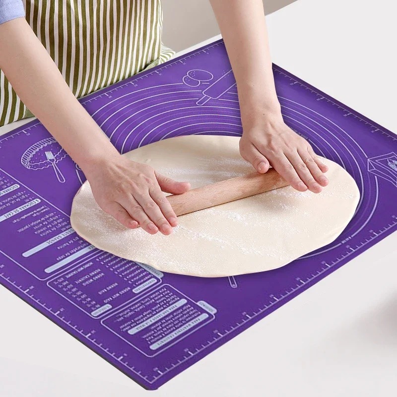 Premium EVA Pastry & Baking Mat Non Stick Silicone Dough Sheet & Kitchen Prep Board