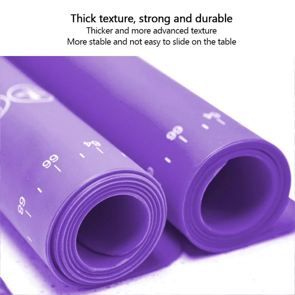 Premium EVA Pastry & Baking Mat Non Stick Silicone Dough Sheet & Kitchen Prep Board
