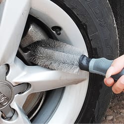 professional car wheel cleaning brush settire & rim detailing tool