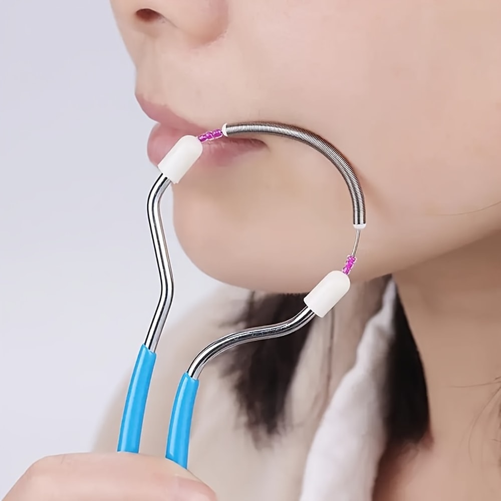 Precision Spring Facial Epilator for Women Portable Hair Remover Tool