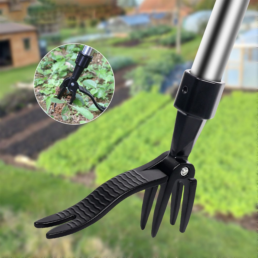 Heavy Duty Standing Weed Puller Manual Garden Root Remover Tool 1