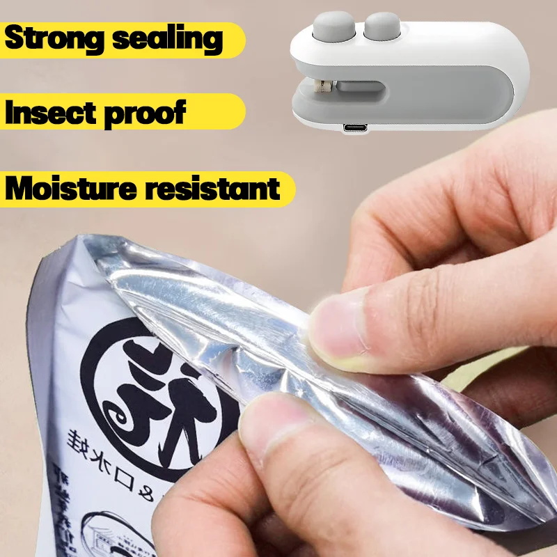 Mini Bag Sealer Handheld Heat Sealer For Food Storage Bags 3