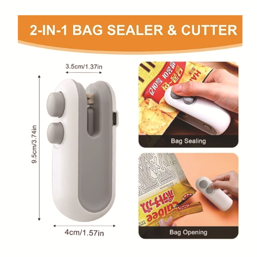 Mini Bag Sealer Handheld Heat Sealer For Food Storage Bags 6