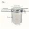 Premium Stainless Steel Loose Leaf Tea Strainer with Folding Handle & Lid Durable Tea Infuser Filter