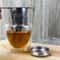 Premium Stainless Steel Loose Leaf Tea Strainer with Folding Handle & Lid Durable Tea Infuser Filter