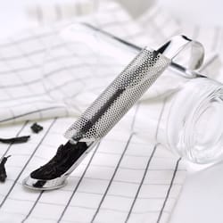 portable stainless steel tea infuser & loose leaf tea filter set with long handle tea spoon creative portable tea make