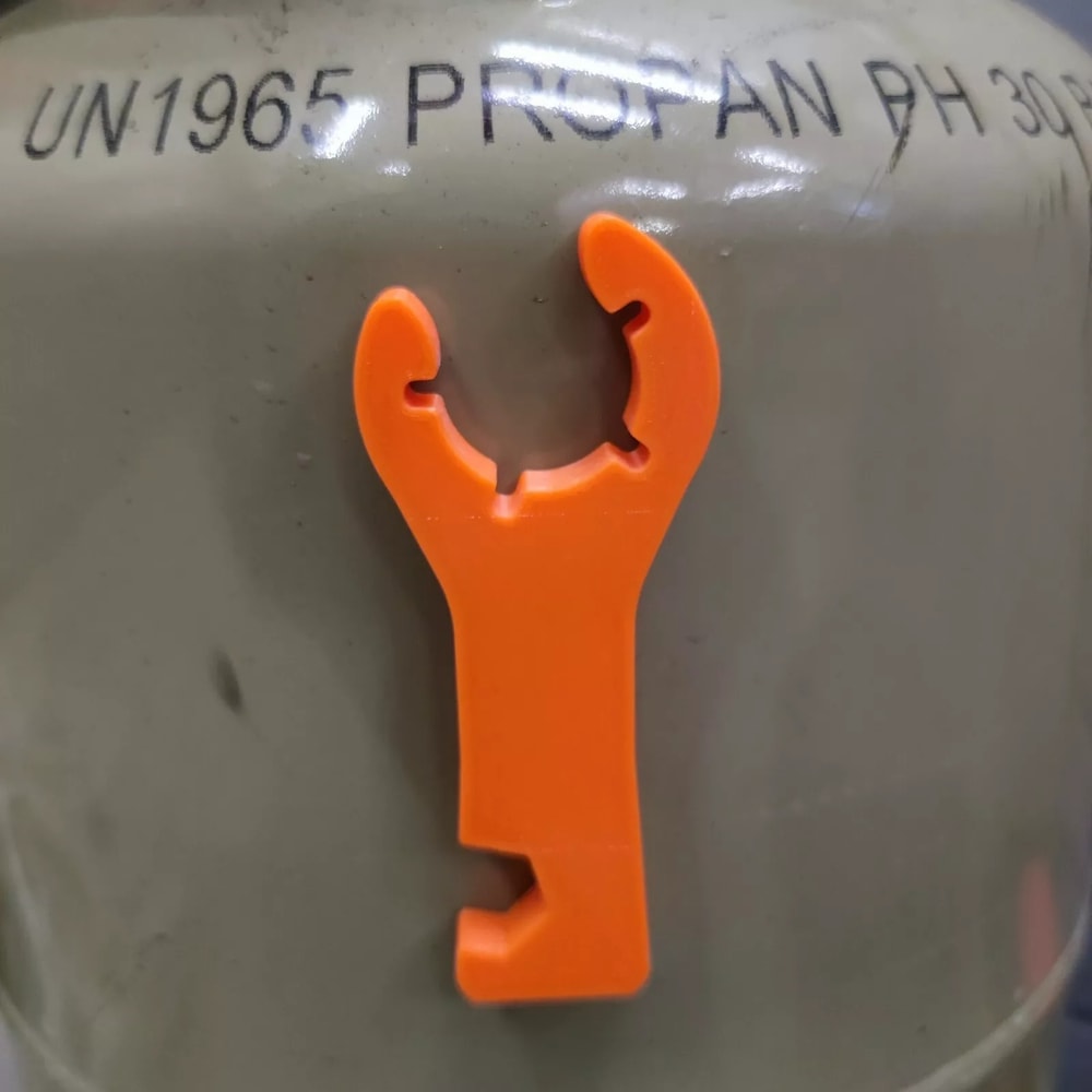 RV Gas Bottle Wrench 2 In 1 Magnetic Propane Tank Tool For Caravan Camper BBQ Connections 3