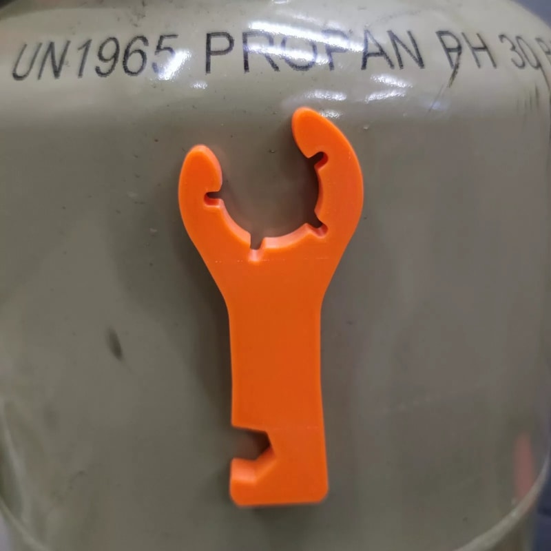 RV Gas Bottle Wrench 2 In 1 Magnetic Propane Tank Tool For Caravan Camper BBQ Connections 3