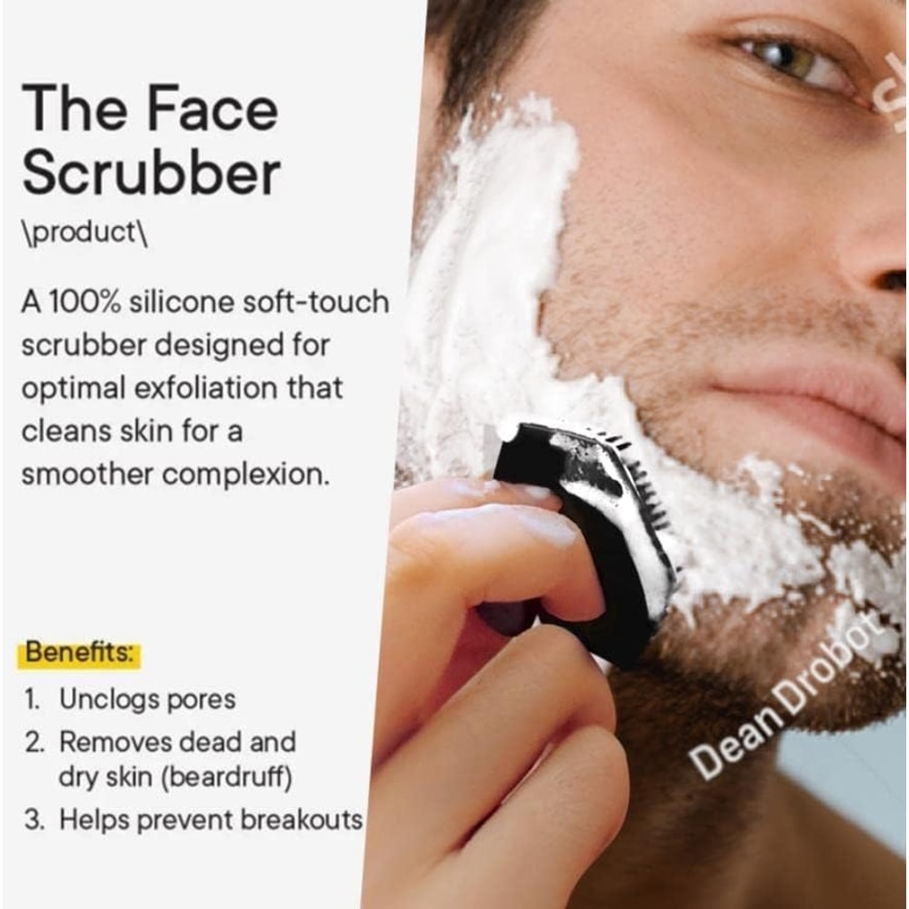DeepClean Silicone Facial Cleansing Brush for Men & Women Face Scrubber & Massage Exfoliator