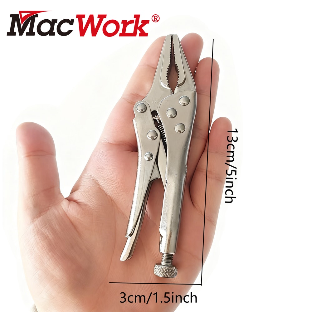 PrecisionGrip Mini Needle Nose Pliers Heavy Duty Compact Grip Tool With Non Slip Handle 5