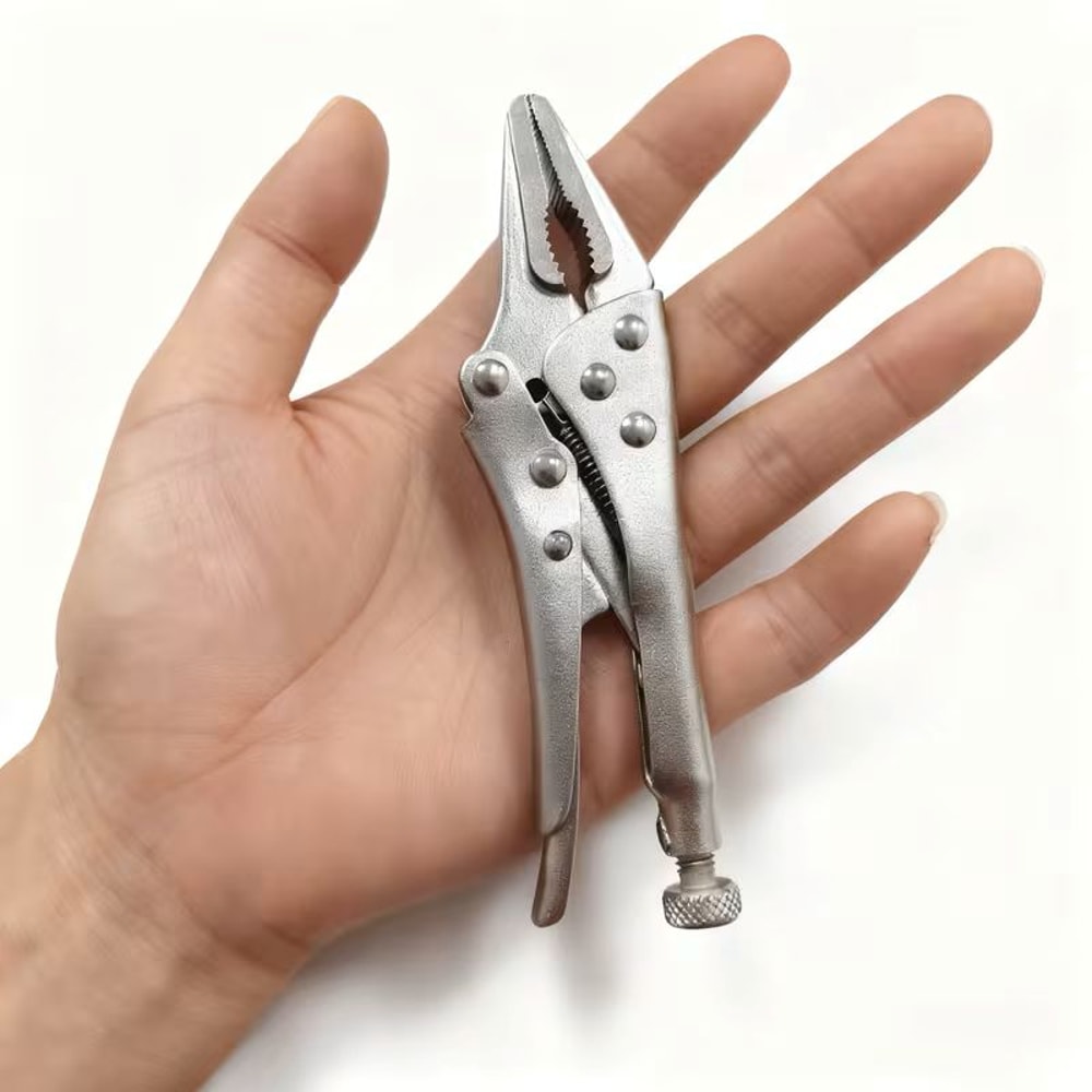 PrecisionGrip Mini Needle Nose Pliers Heavy Duty Compact Grip Tool With Non Slip Handle 4