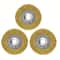 Premium Copper Wire Brush Set for Rust Removal & Surface Cleaning with Steel Connectors
