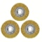 Premium Copper Wire Brush Set for Rust Removal & Surface Cleaning with Steel Connectors