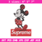 Supreme mickey Embroidery Design, Mickey Embroidery, Embroidery File, Supreme Embroidery, Anime shirt, Digital download.jpg