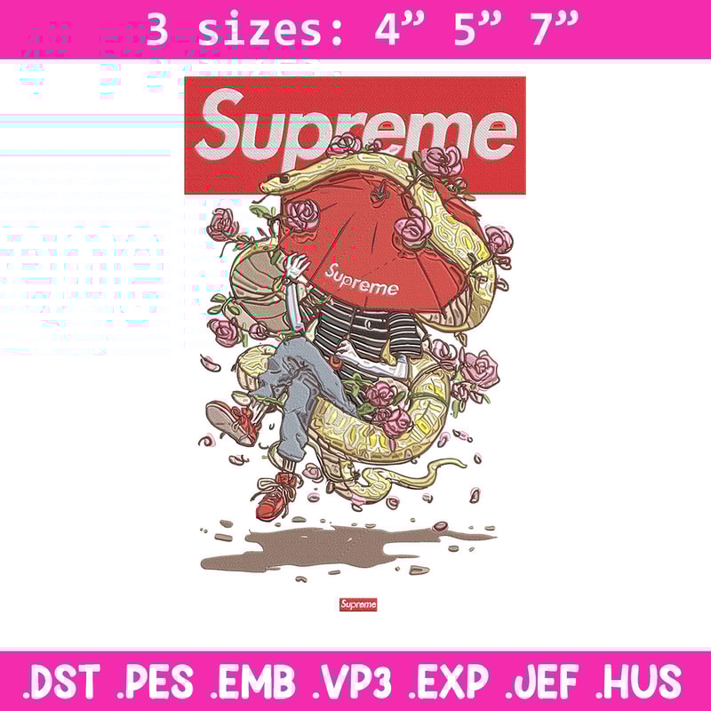 Supreme poster Embroidery Design, Supreme Embroidery, Embroidery File, Anime Embroidery, Anime shirt, Digital download.jpg
