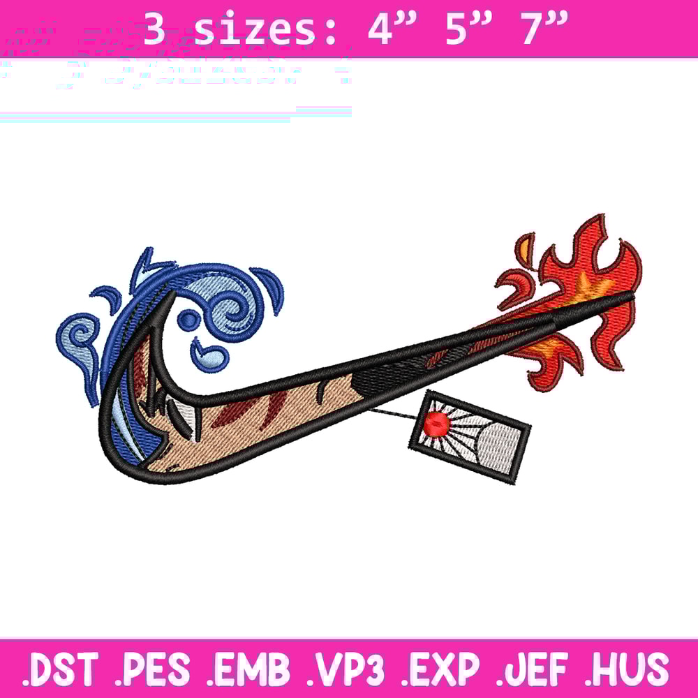 Tanjiro nike embroidery design, Kimetsu no Yaiba embroidery, nike design, anime shirt, digital download.jpg