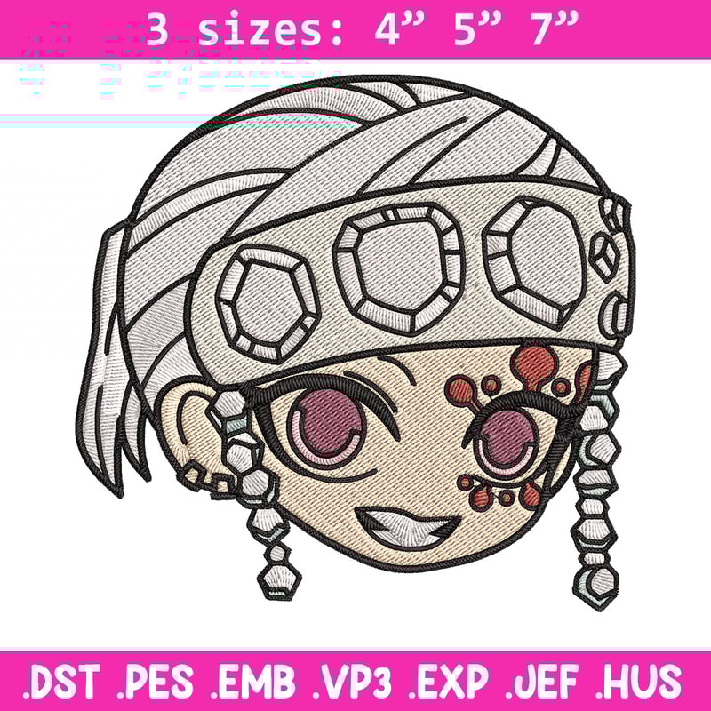 Tengen sticker Embroidery Design, Demon slayer Embroidery, Embroidery File, Anime Embroidery, Digital download..jpg