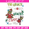 The grinch logo Embroidery design, Grinch christmas Embroidery, Grinch design, Embroidery File, Instant download.jpg