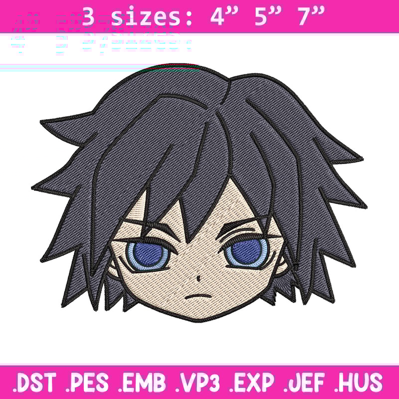 Tomioka sticker Embroidery Design, Demon slayer Embroidery, Embroidery File, Anime Embroidery, Digital download.jpg