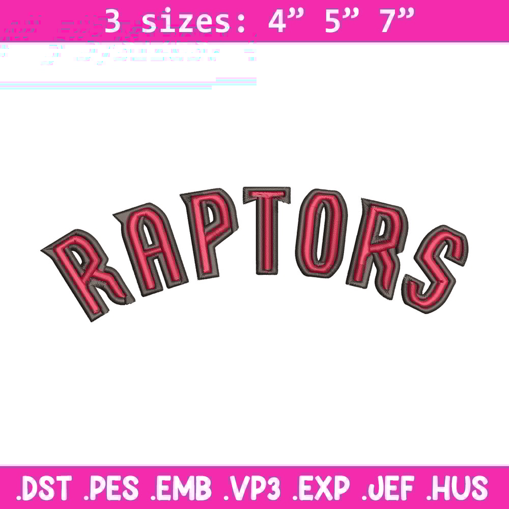 Toronto Raptors design embroidery design, NBA embroidery,Sport embroidery,Embroidery design, Logo sport embroidery..jpg