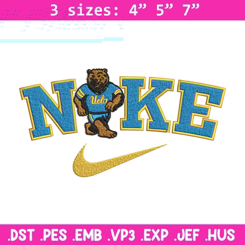UCLA Bruins embroidery design, Sport embroidery, Nike design, Embroidery file,Embroidery shirt, Digital download.jpg