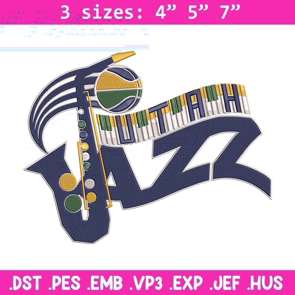 Utah Jazz logo embroidery design, NBA embroidery, Sport embroidery, Embroidery design, Logo sport embroidery.jpg